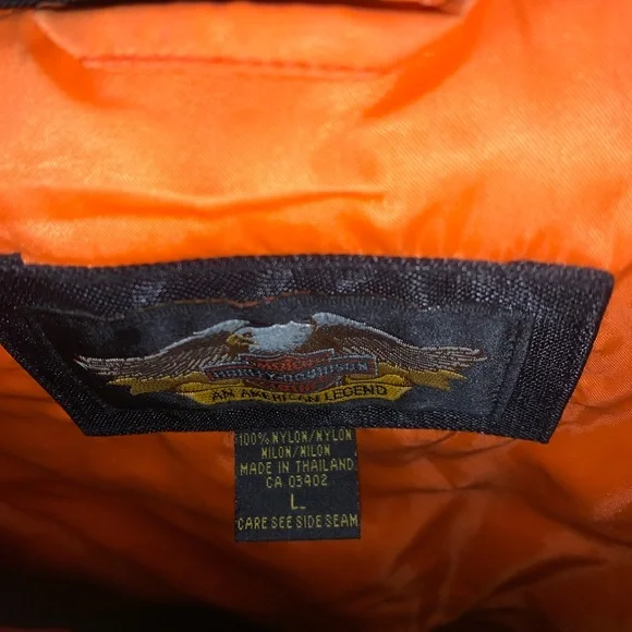 Size Large - Women’s Vintage Harley Davidson Motorcycle Racing Jacket - Picture 3 of 9